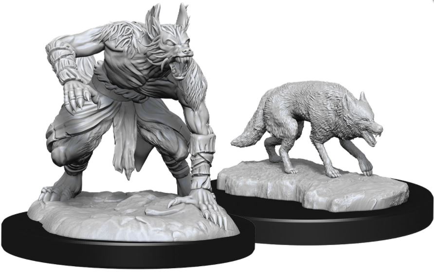 Dungeons & Dragons Nolzur`s Marvelous Unpainted Miniatures: W14 Jackalwere & Jackal